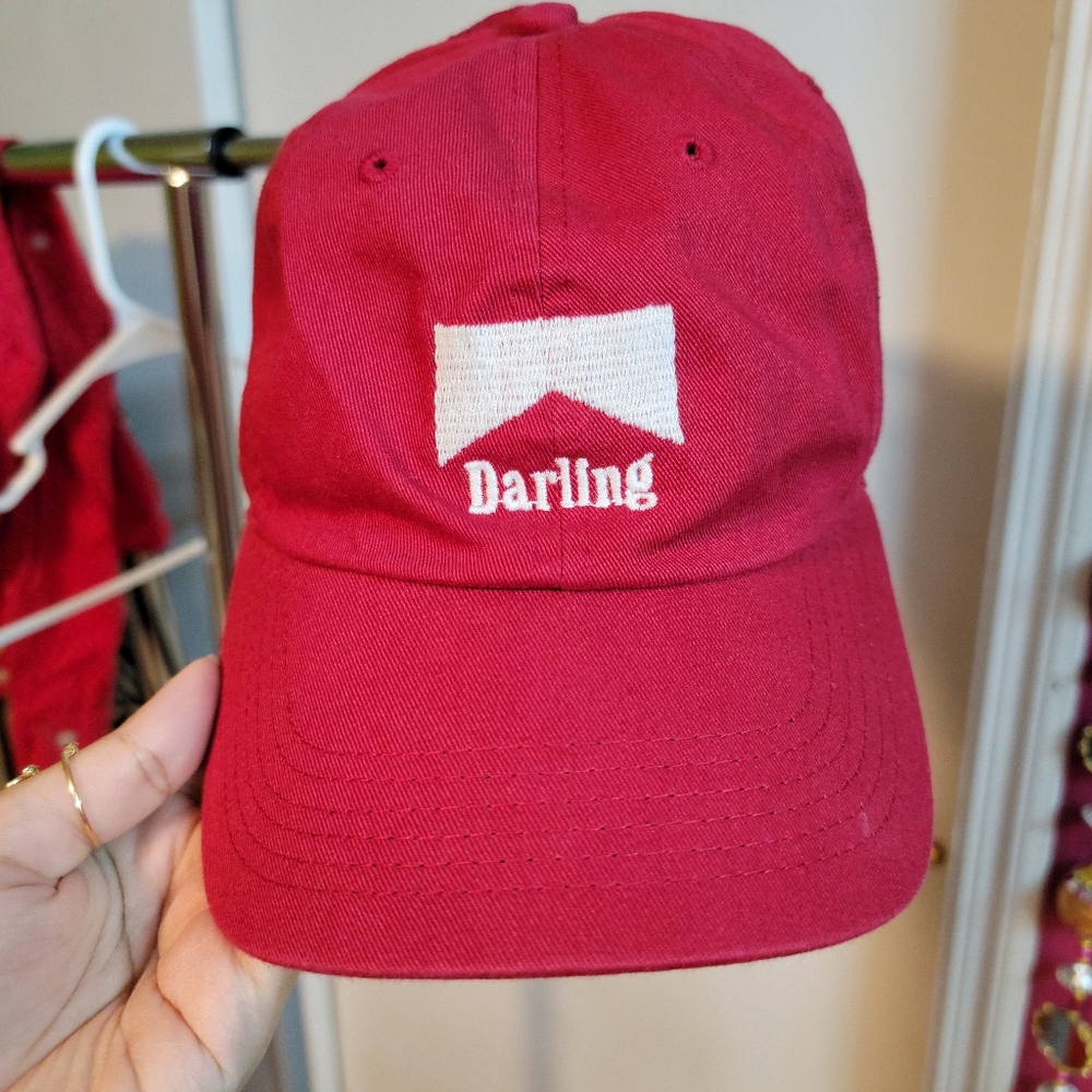 Brandy Melville John Galt red darling cap